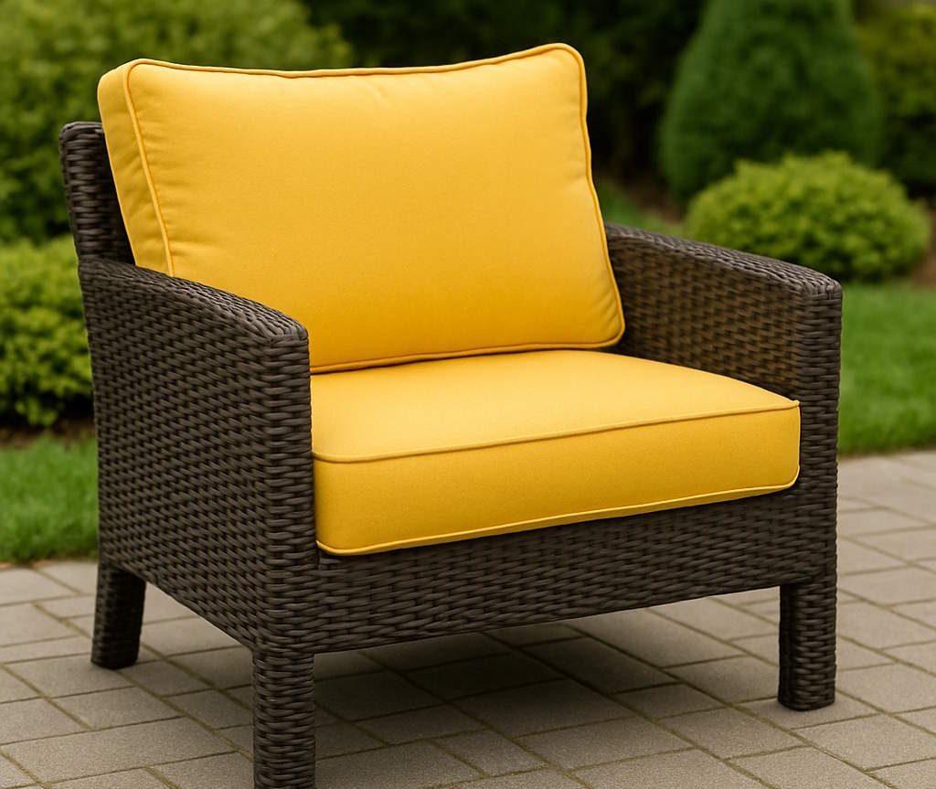 Пошив уличных подушек для мебели из ротанга